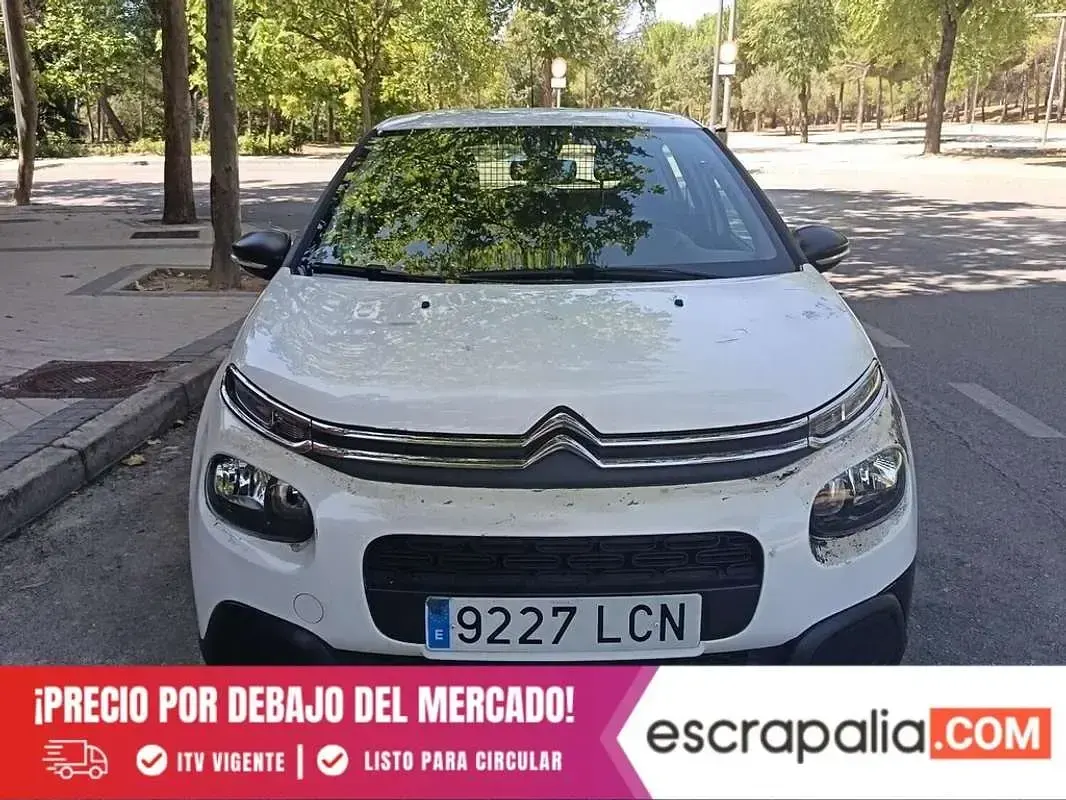 Usado Citroën C3 99 CV (72 kW) 2019 Blanco Utilitario