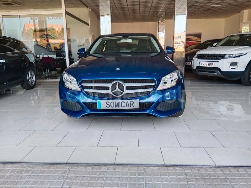 Usado Mercedes C200 136 CV (100 kW) 2016 Azul Berlina