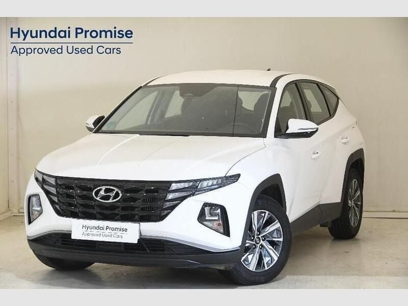 Atlas white Usado 2024 Hyundai Tucson SUV | 23.990 € (Precio justo) - Imagen 1/4