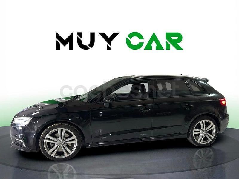 Usado Audi A3 S-Line 204 CV (150 kW) 2020 Negro Berlina