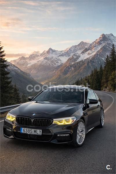 Usado BMW 530 M Sport 258 CV (189 kW) 2018 Negro Berlina