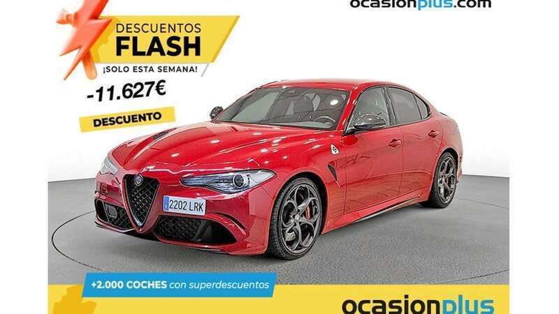 Rojo Usado 2021 Alfa Romeo Giulia Quadrifoglio Berlina | 66.273 € (Caro) - Imagen 1/4
