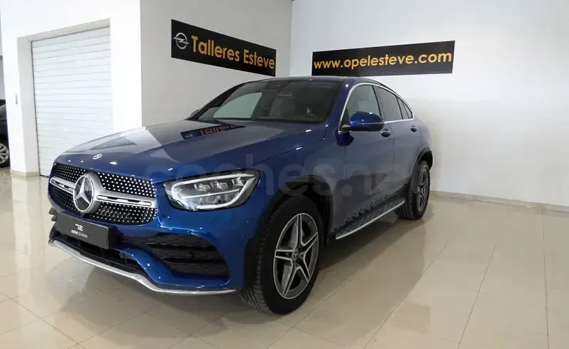 Usado Mercedes GLC300e 320 CV (235 kW) 2022 Azul SUV