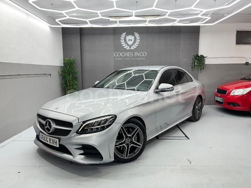 Gris / plata Usado 2019 Mercedes C220 Berlina | 21.990 € (Buen precio) - Imagen 1/4