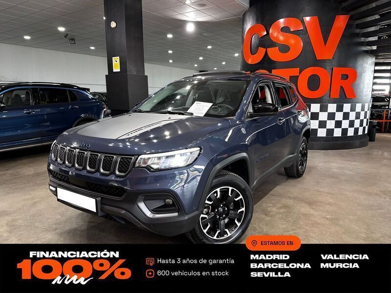 Azul Usado 2022 Jeep Compass Trailhawk SUV | 20.850 € (Buen precio) - Imagen 1/4