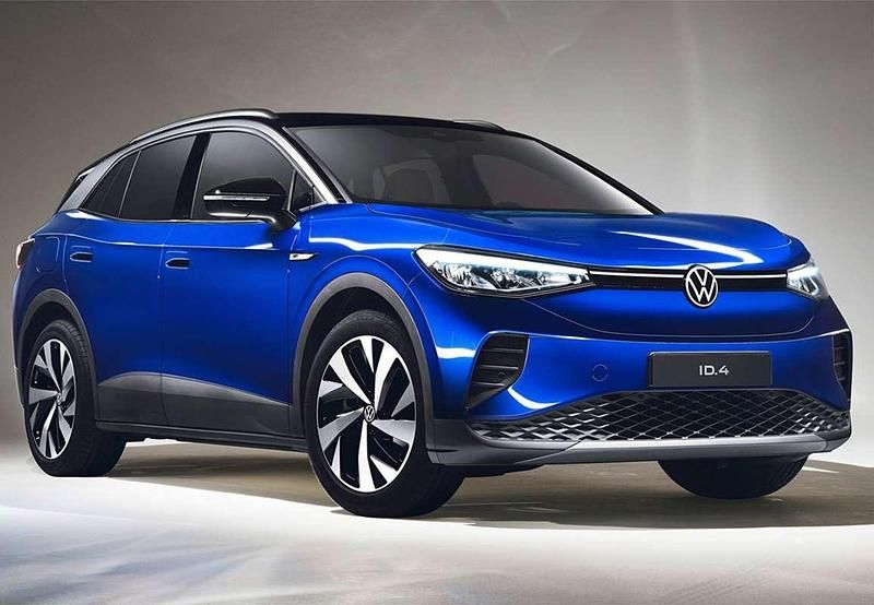 Usado VW ID.4 Pure 108 kW (148 CV) 2021 Azul SUV