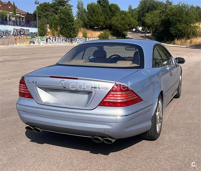 Usado Mercedes CL55 AMG AMG 500 CV (367 kW) 2004 Gris / plata Coupe
