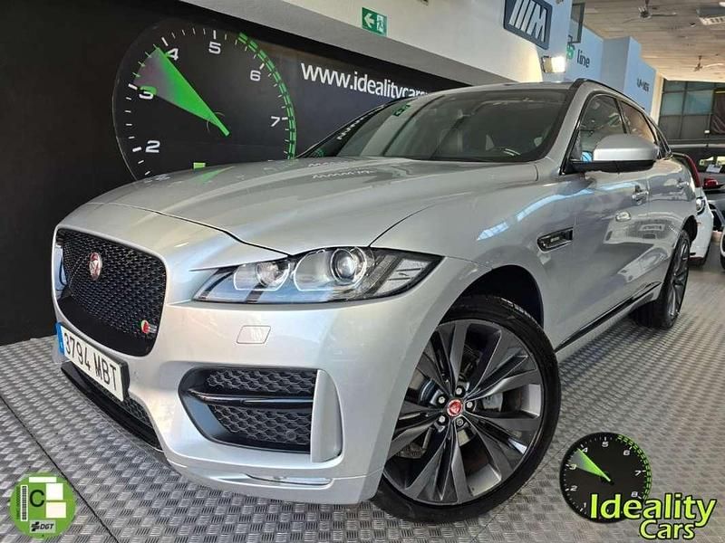 Gris Usado 2017 Jaguar F-Pace R-Sport SUV | 22.980 € (Buen precio) - Imagen 1/4
