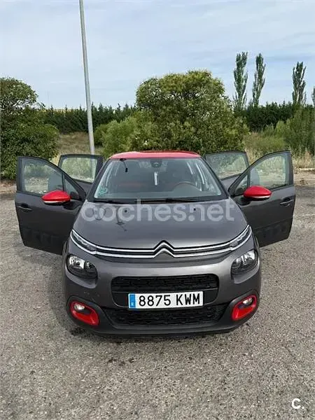 Usado Citroën C3 Feel 82 CV (60 kW) 2019 Gris / plata Utilitario