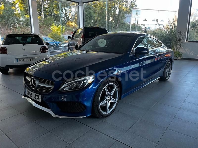 Usado Mercedes C220 170 CV (125 kW) 2017 Azul Coupe