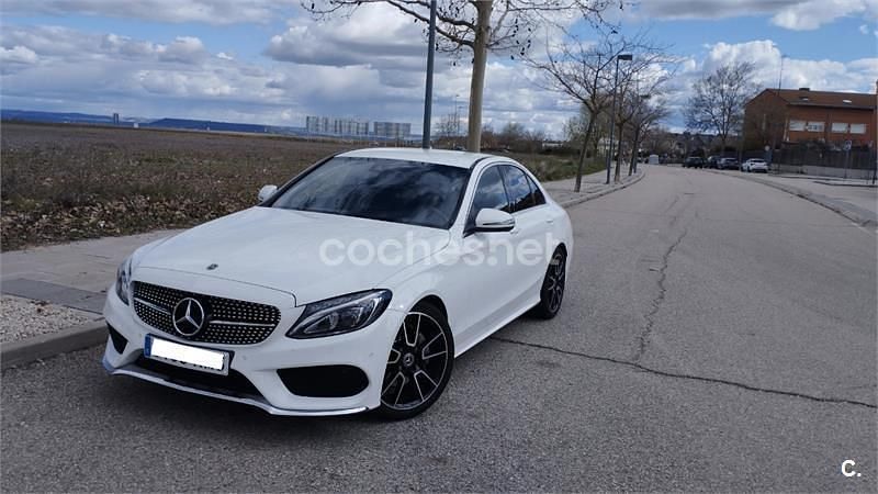 Usado Mercedes C220 170 CV (125 kW) 2018 Blanco Berlina