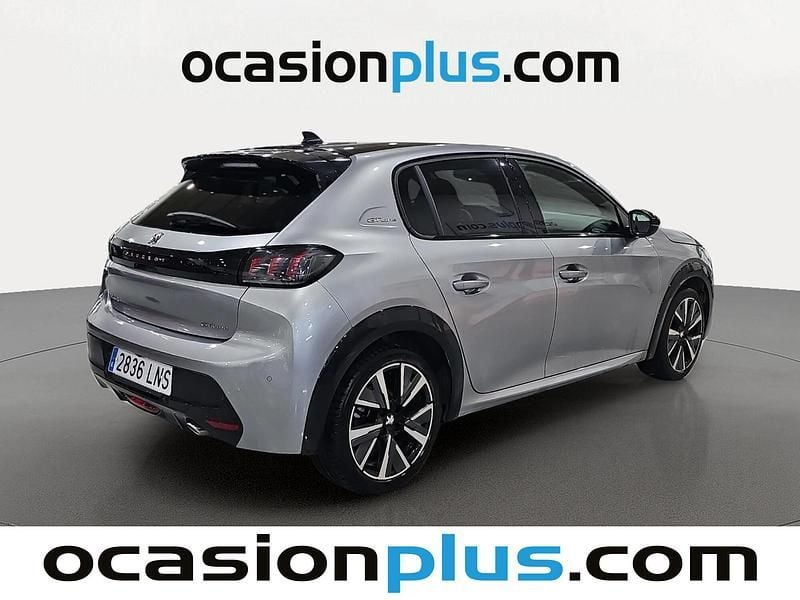 Usado Peugeot 208 GT-line 100 CV (73 kW) 2021 Gris / plata Utilitario