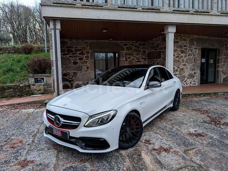 Usado Mercedes C63S AMG AMG 510 CV (375 kW) 2015 Blanco Berlina