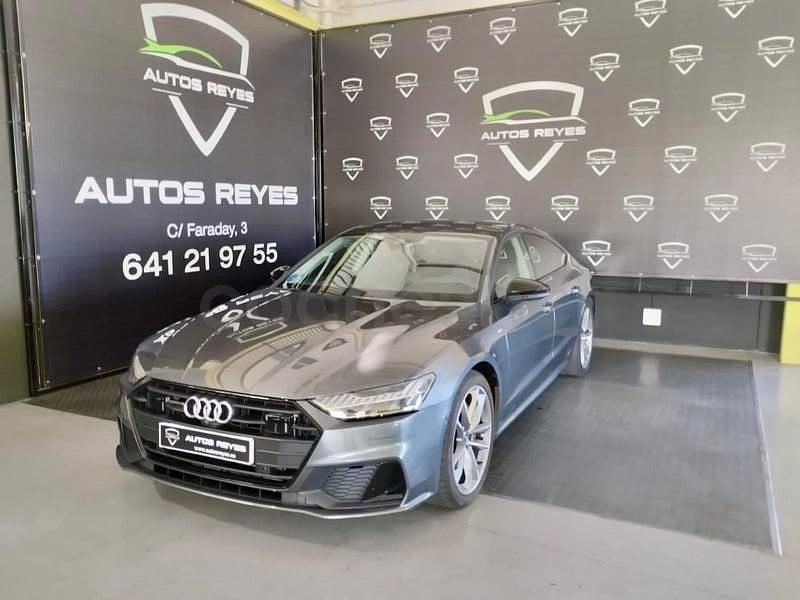 Usado Audi A7 367 CV (269 kW) 2020 Gris / plata Berlina