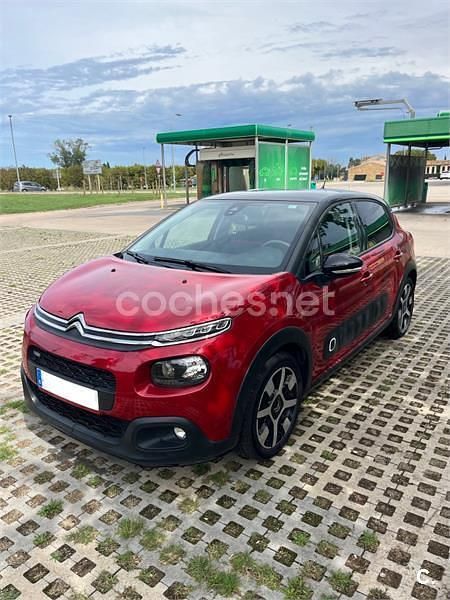Rojo Usado 2017 Citroën C3 PureTech Utilitario | 7300 € (Precio justo) - Imagen 1/4
