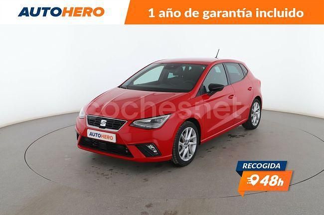Usado Seat Ibiza FR 110 CV (80 kW) 2021 Rojo Berlina