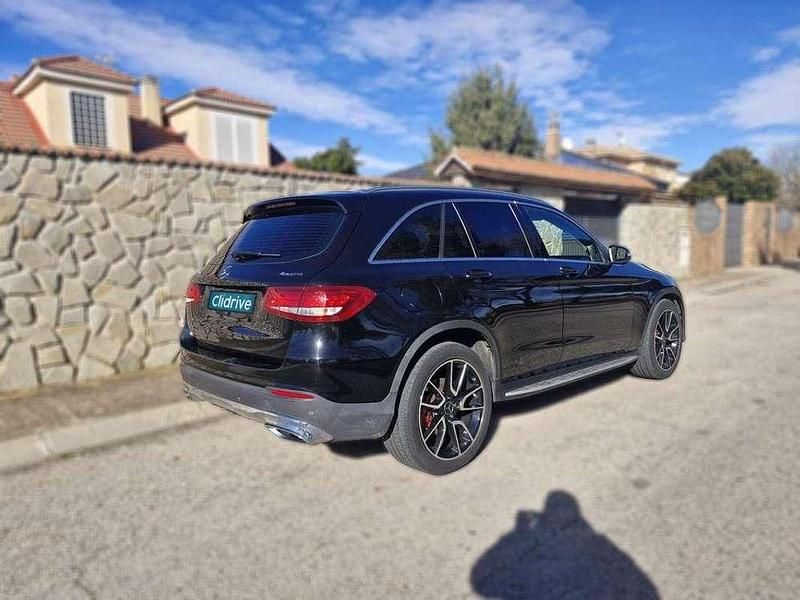 Usado Mercedes GLC220 170 CV (125 kW) 2018 Negro SUV