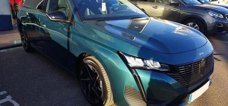 Bleu avatar Usado 2023 Peugeot 308 SW Allure Familiar | 24.380 € - Imagen 1/4