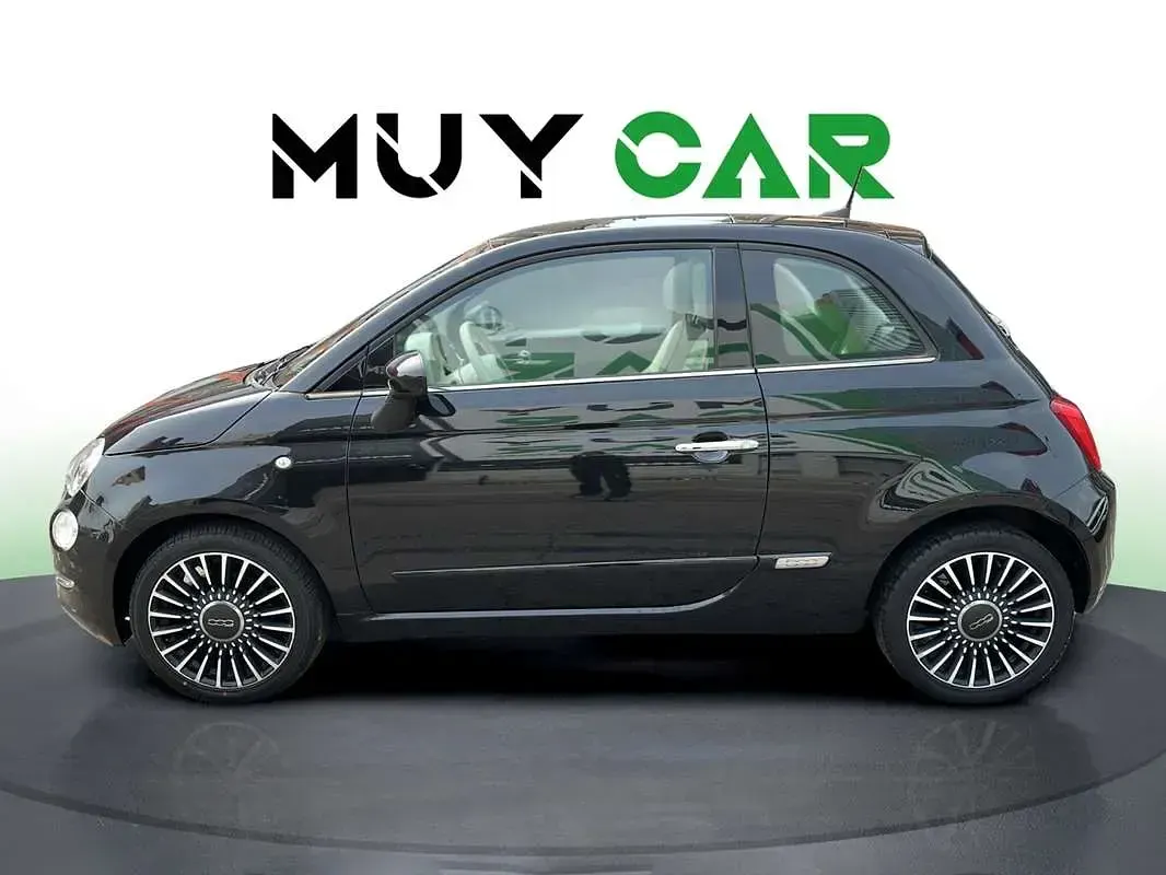Usado Fiat 500 Lounge 69 CV (50 kW) 2017 Negro Utilitario