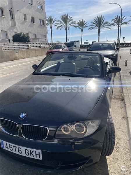 Usado BMW 120 Cabriolet 177 CV (130 kW) 2012 Negro Descapotable