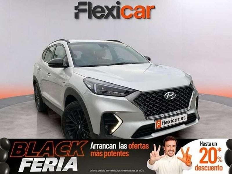 Gris Usado 2020 Hyundai Tucson N Line SUV | 17.290 € (Precio justo) - Imagen 1/4