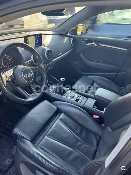 Usado Audi A3 150 CV (110 kW) 2017 Negro Berlina