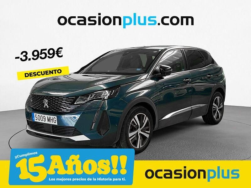 Azul Usado 2023 Peugeot 3008 Allure SUV | 18.700 € (Precio justo) - Imagen 1/4