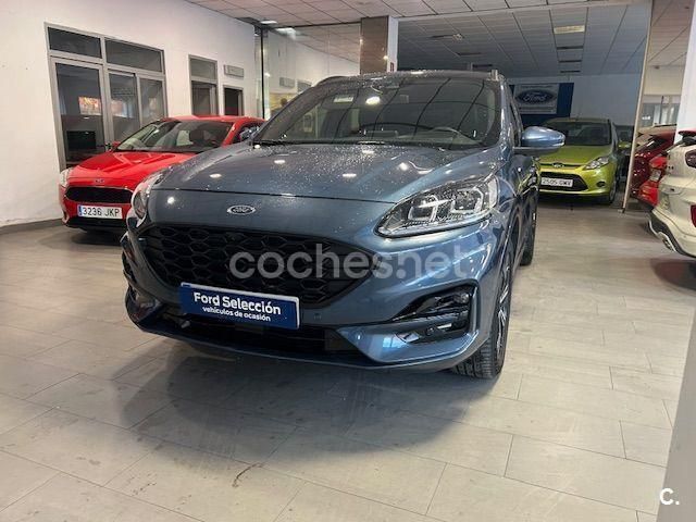 Azul Usado 2021 Ford Kuga ST-Line X SUV | 23.800 € (Precio justo) - Imagen 1/4