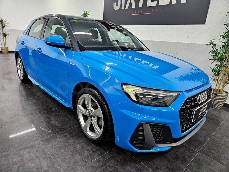 Usado Audi A1 Sportback S-Line 116 CV (85 kW) 2019 Azul Utilitario