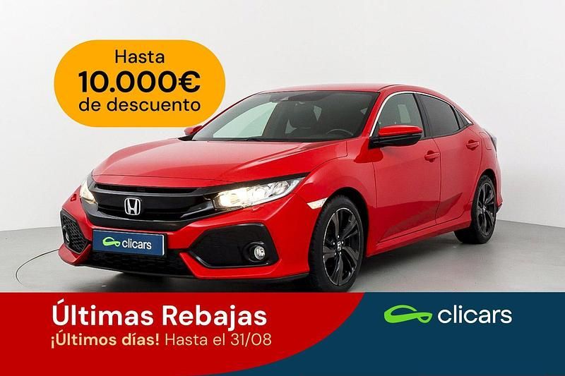 Rojo Usado 2017 Honda Civic Comfort Berlina | 15.990 € (Precio justo) - Imagen 1/4