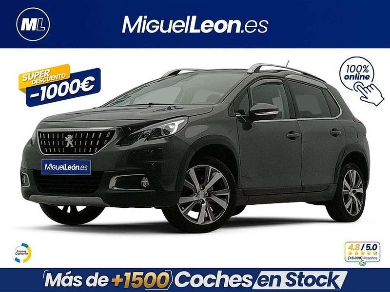 Gris Usado 2019 Peugeot 2008 Allure SUV | 10.485 € (Precio justo) - Imagen 1/3