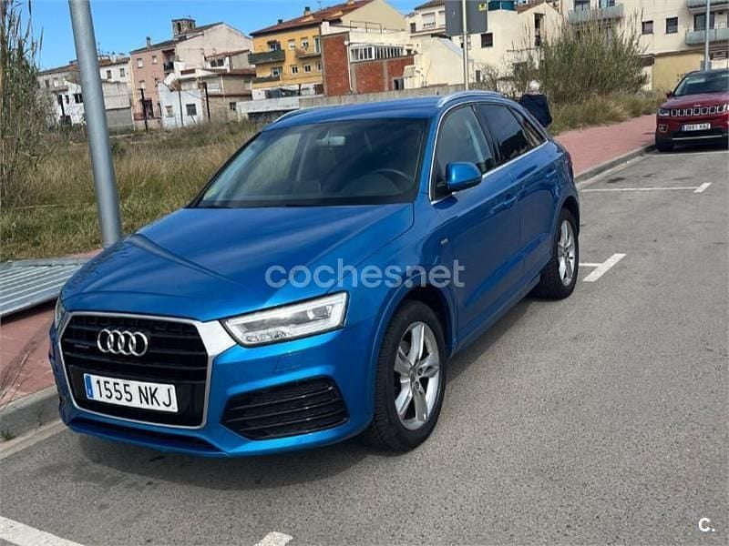 Usado Audi Q3 S-Line 150 CV (110 kW) 2016 Azul SUV