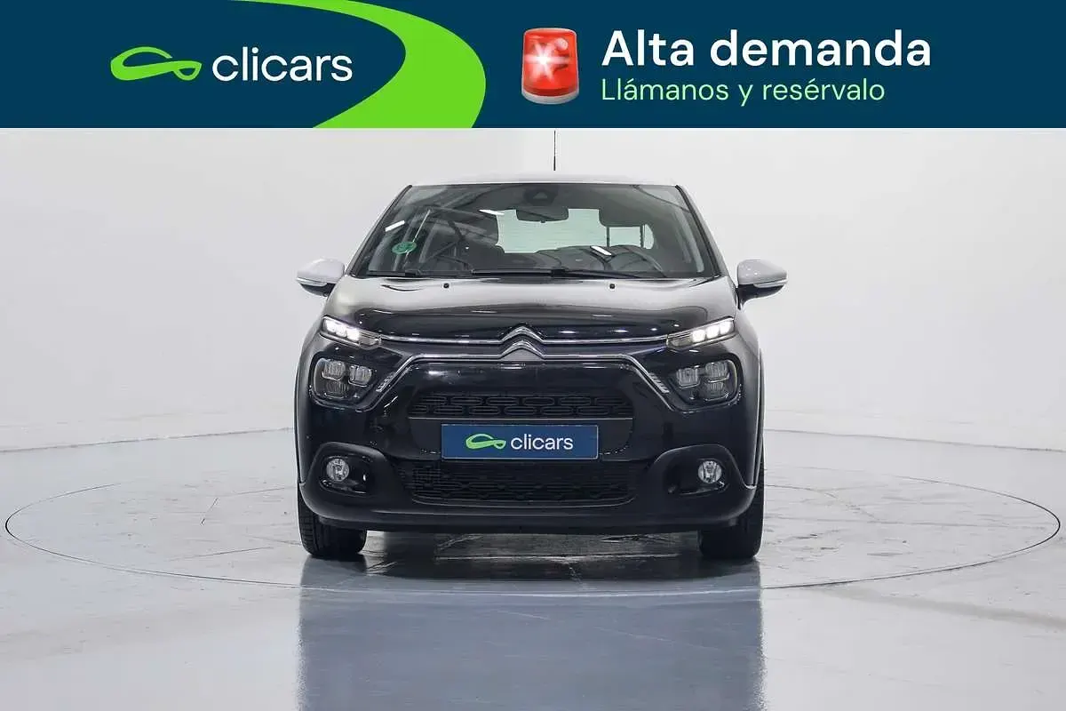 Käytetty Citroën C3 Feel 110 HP (80 kW) 2022 Musta Viistoperä