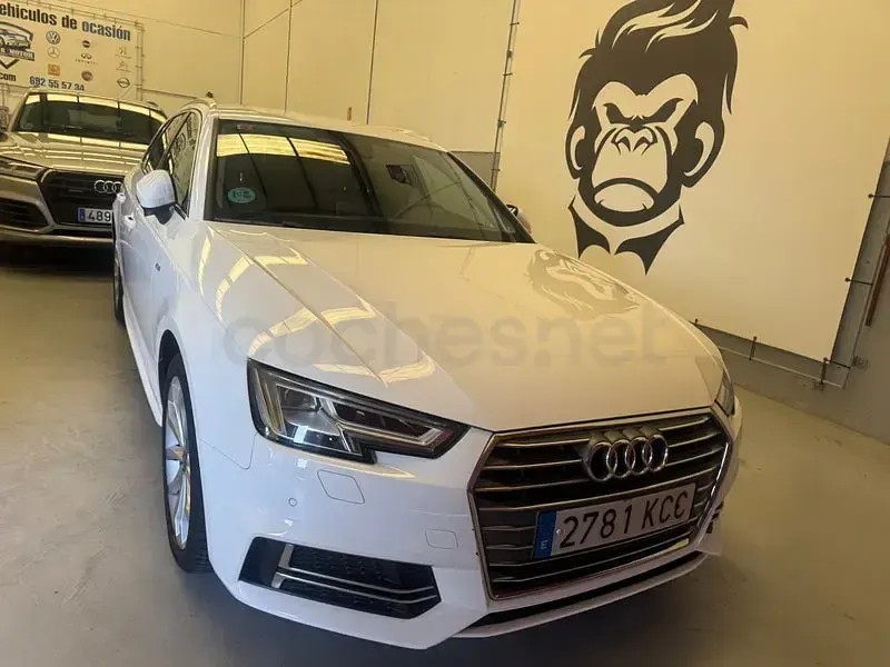 Occasion Audi A4 S-Line 150 PK (110 kW) 2018 Wit Stationwagen