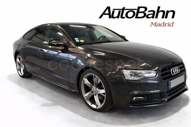 Usado Audi A5 Sportback Advanced 150 CV (110 kW) 2015 Gris / plata Utilitario