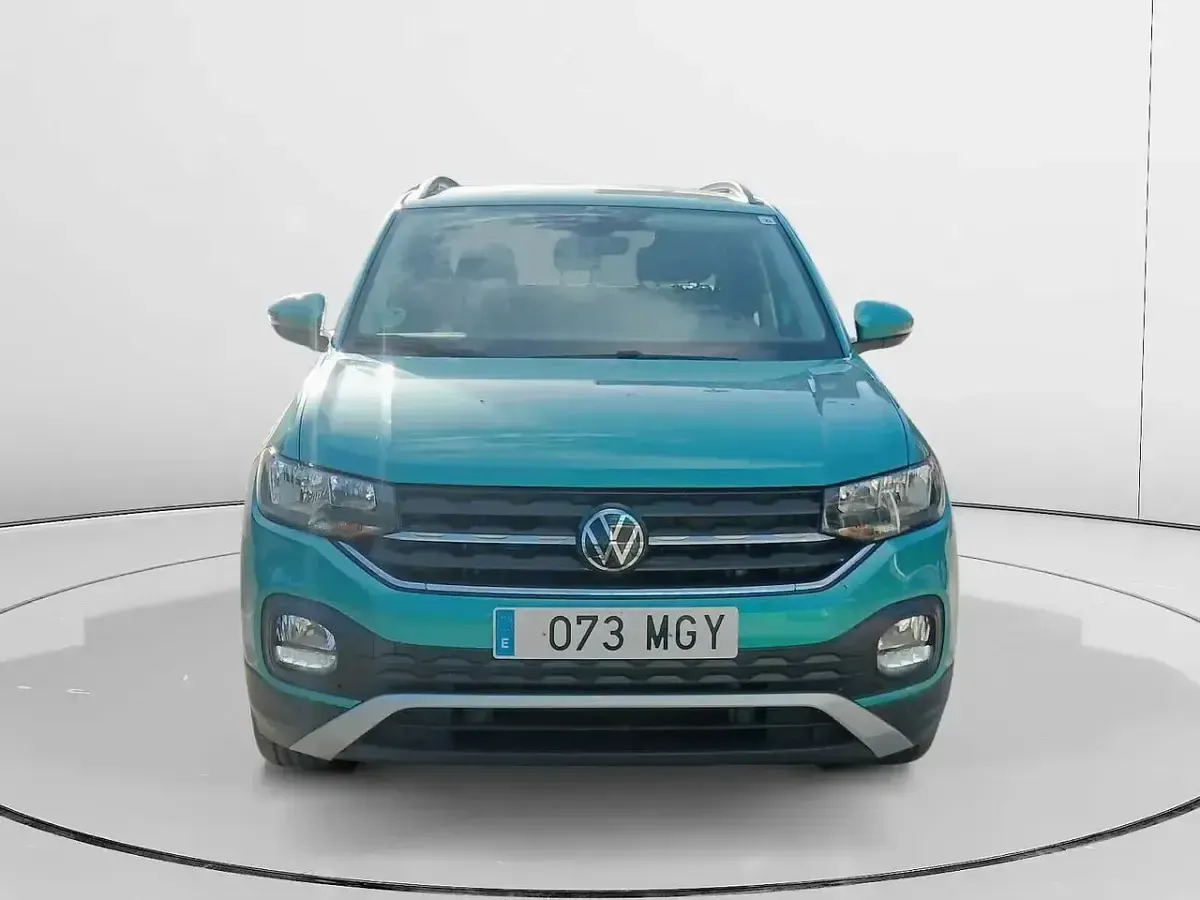 Usado VW T-Cross Advance 110 CV (80 kW) 2023 Verde SUV