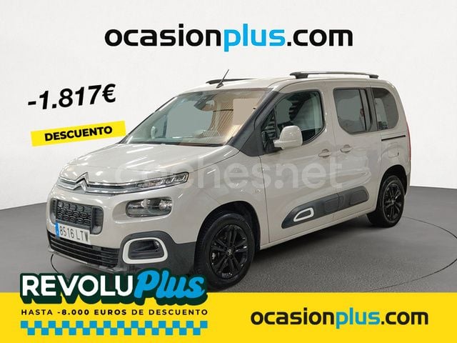 Beige Usado 2021 Citroën Berlingo Feel Monovolumen | 19.990 € (Precio justo) - Imagen 1/4