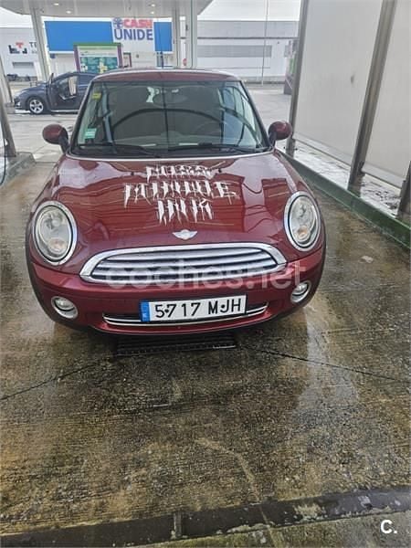 Usado Mini ONE 90 CV (66 kW) 2008 Granate Utilitario