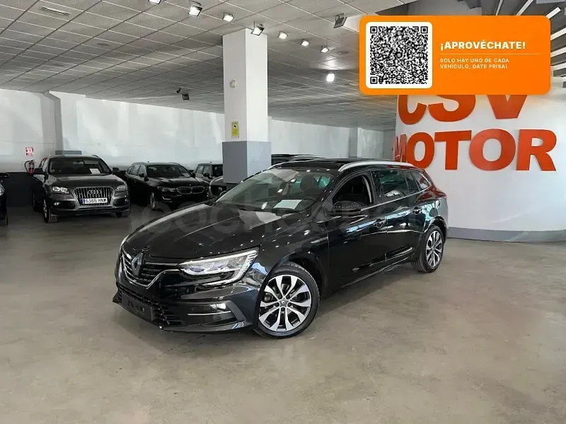 Usado Renault Mégane GrandTour Techno 140 CV (102 kW) 2024 Negro Familiar