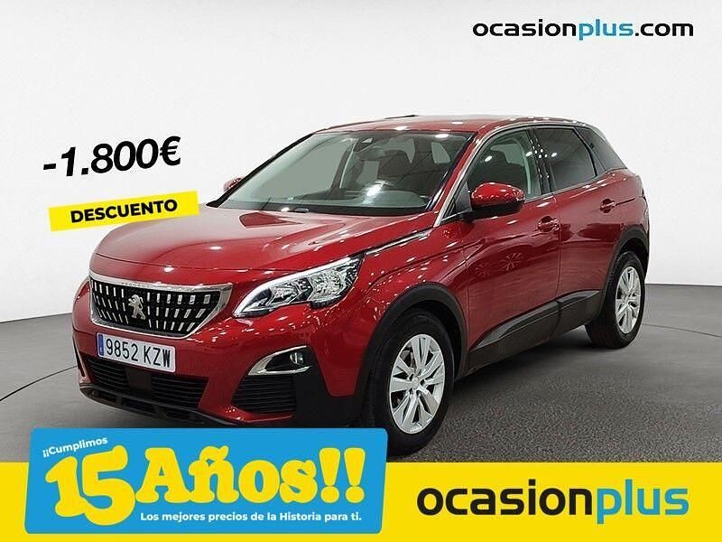 Rojo Usado 2019 Peugeot 3008 Active SUV | 19.800 € (Caro) - Imagen 1/4