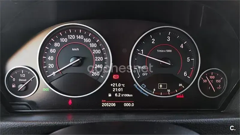 Usado BMW 318 143 CV (105 kW) 2014 Azul Berlina