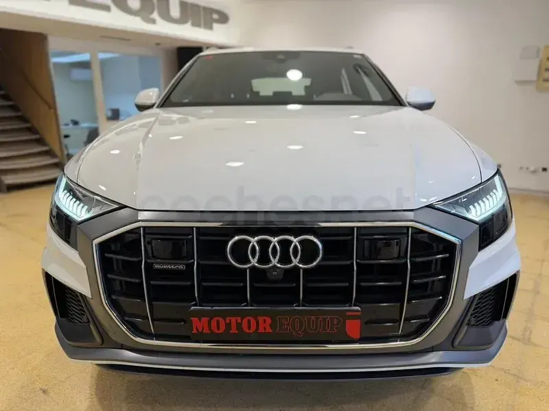 Usado Audi Q8 S-Line 286 CV (210 kW) 2018 Blanco SUV