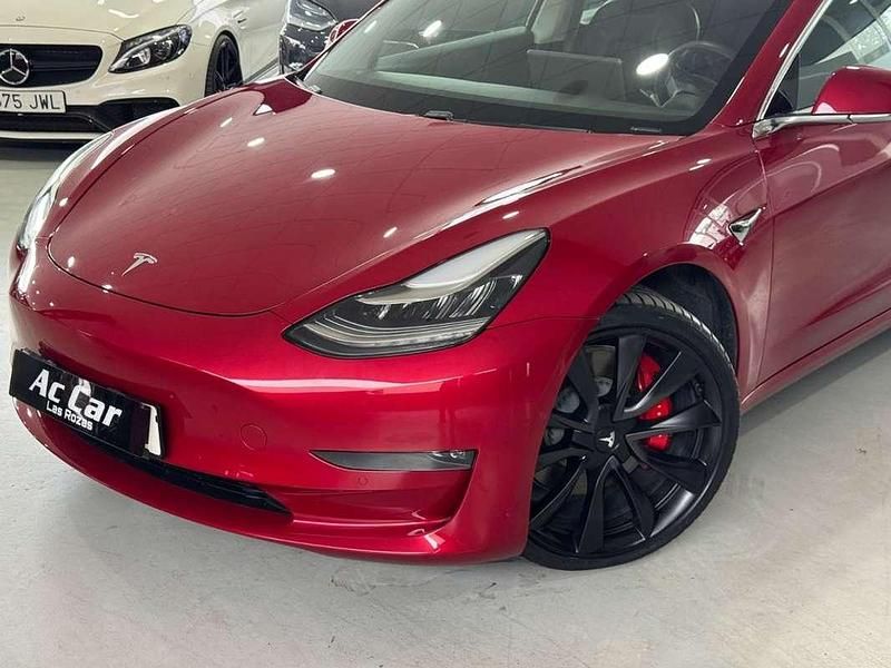 Usado Tesla Model 3 Performance 359 kW (489 CV) 2020 Rojo Berlina