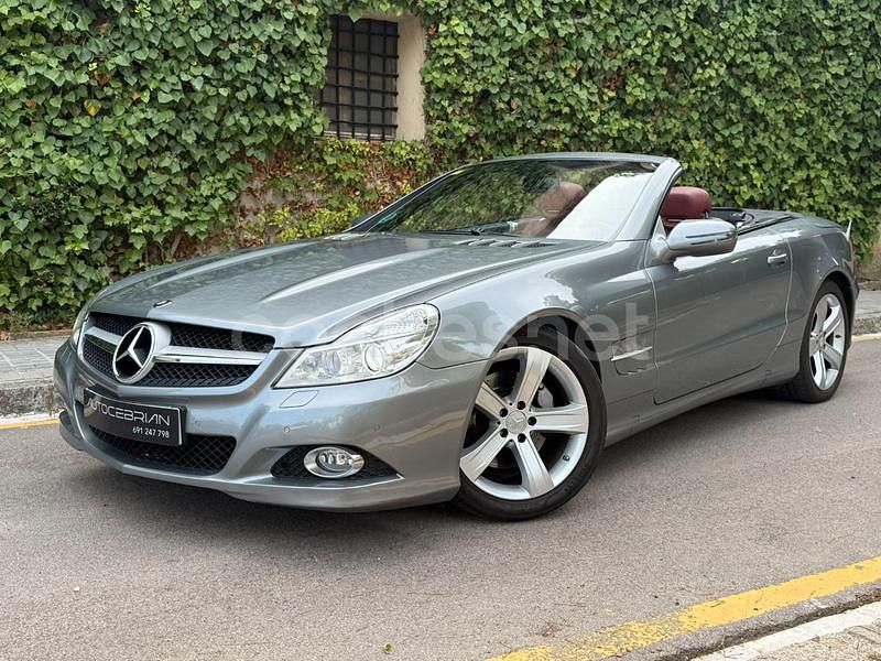Gris / plata Usado 2008 Mercedes SL350 Descapotable | 29.991 € (Precio justo) - Imagen 1/4