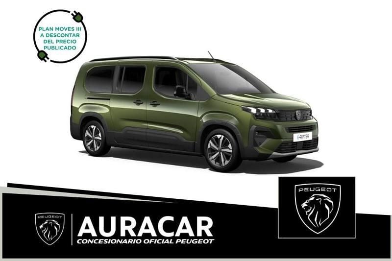 Verde Nuevo 2025 Peugeot e-Rifter GT Monovolumen | 33.915 € (Precio justo) - Imagen 1/4