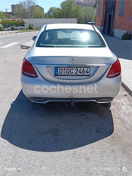 Usado Mercedes C200 136 CV (100 kW) 2015 Gris / plata Berlina