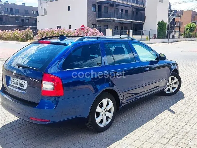 Usado Skoda Octavia Family 105 CV (77 kW) 2011 Azul Familiar