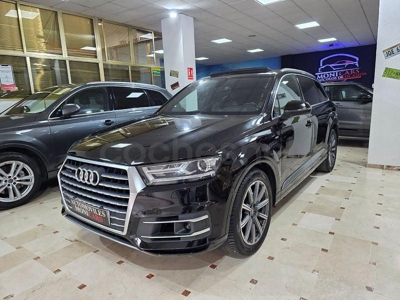 Usado Audi Q7 S-Line 272 CV (200 kW) 2016 Negro SUV