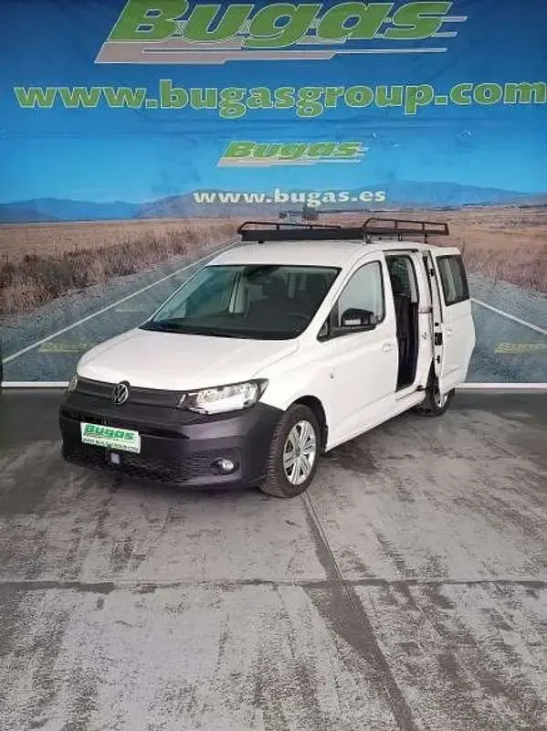 Usado VW Caddy 122 CV (89 kW) 2021 Blanco Monovolumen