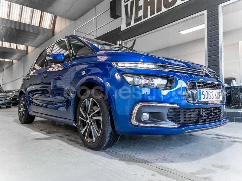 Usado Citroën C4 Picasso PureTech 130 CV (95 kW) 2017 Azul Monovolumen
